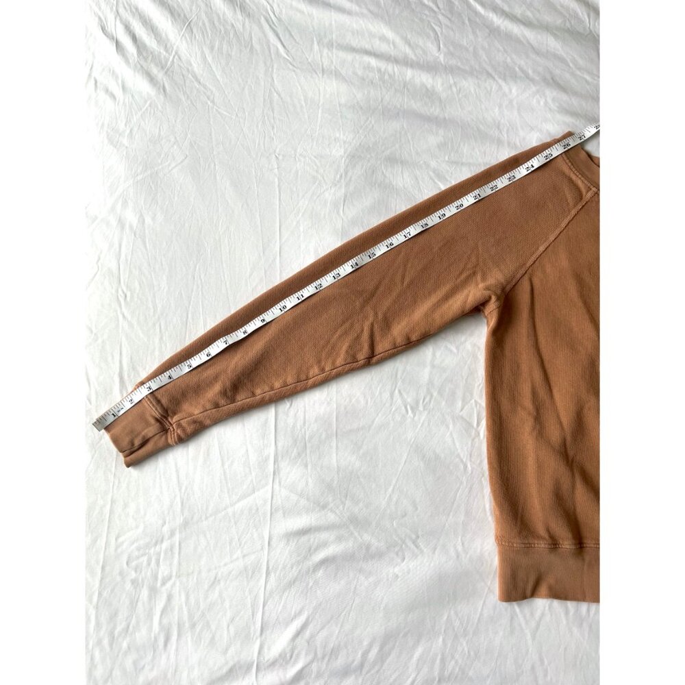 MATE the Label Organic Terry Raglan Athleisure Sweatshirt in Sedona - XS - Picture 8 of 10